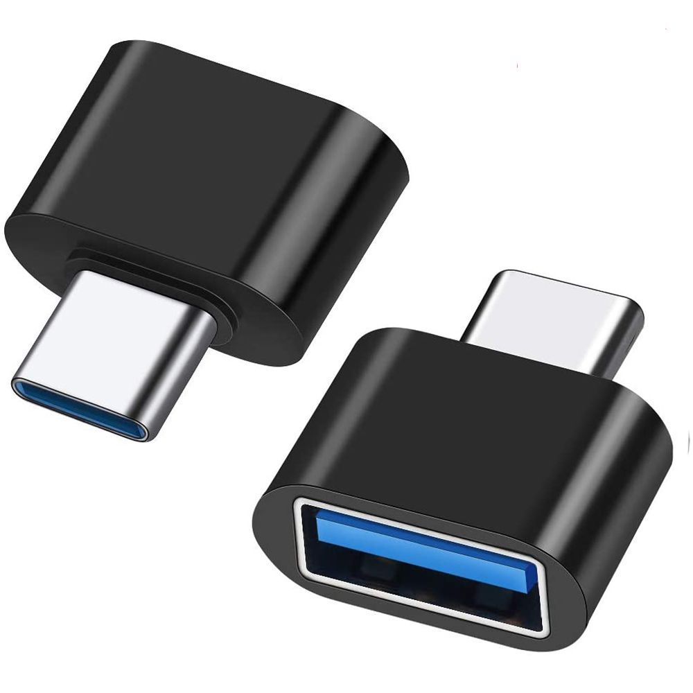 E.F.Connection Mini USB-C to USB Adapter - Black