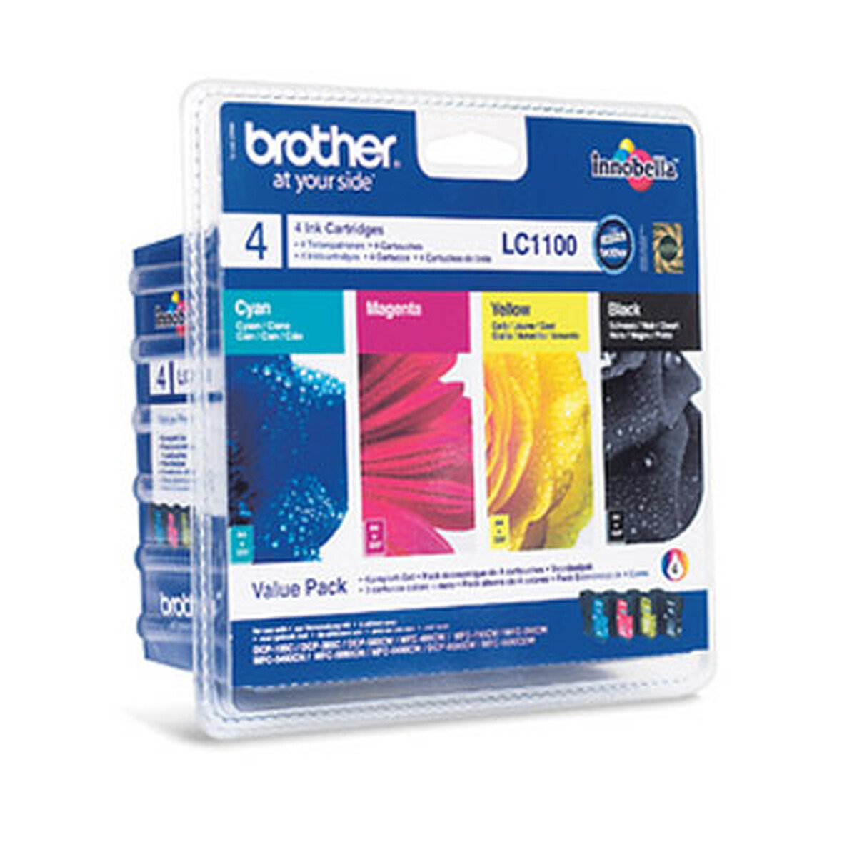 Brother LC1100VALBP (Noir, Cyan, Magenta, Jaune)