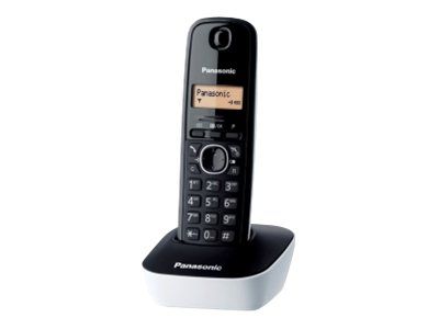 Panasonic KX-TG1611 - Cordless Phone with Caller ID - DECT - Ivory