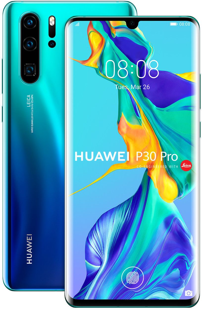 Huawei P30 Pro 128GB, 8GB RAM, Dual SIM, Aurora Blue