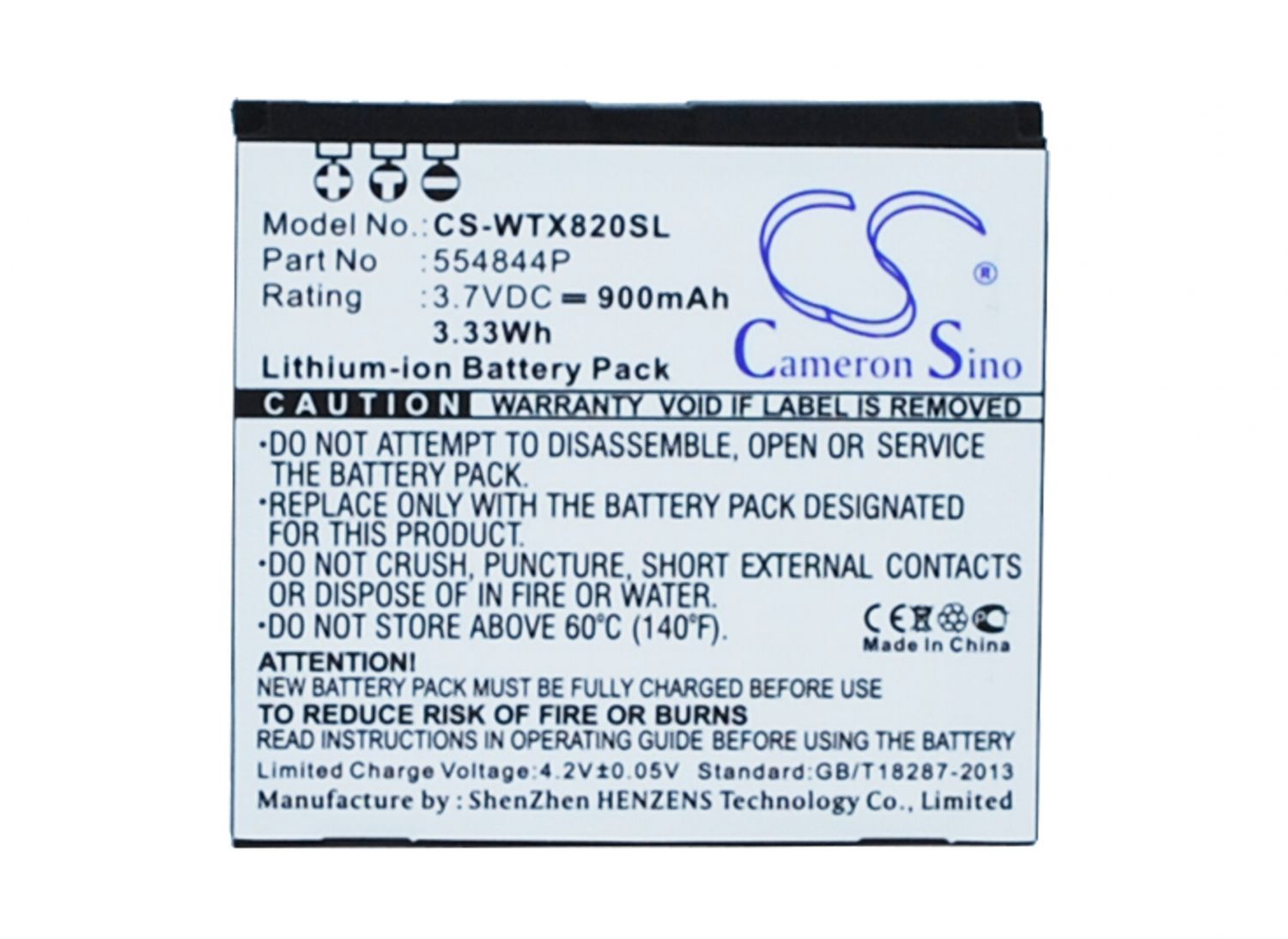 Curtis Li-ion Battery 3.7V 800mAh / 2.96Wh for GPD 430 GPS