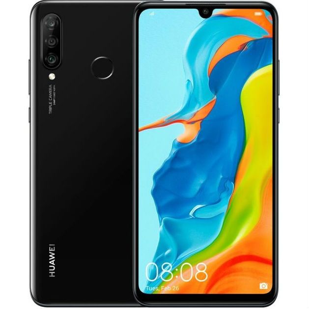 Huawei P30 Lite 128GB, 6GB RAM, Dual SIM, Midnight Black