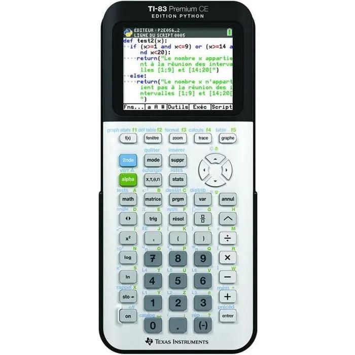 Texas Instruments TI-83 Premium CE Edition Python Calculator