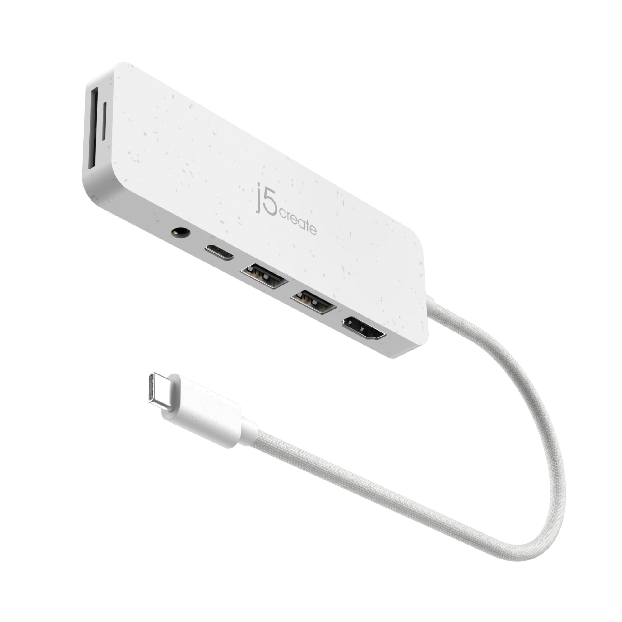 j5create JCD373EW-N Eco Multi-Port USB-C Charger with Power Delivery