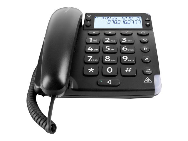 Doro Magna 4000 - Corded Phone with Caller ID/Call Waiting - Black