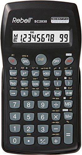 Rebell SC2030 Pocket Scientific Calculator - Black