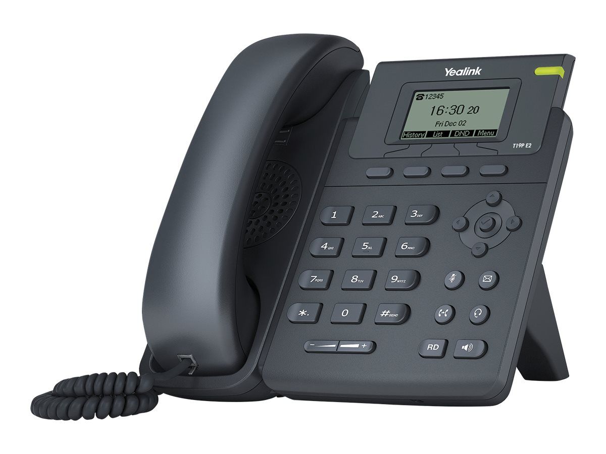 Yealink SIP-T19P E2 - VoIP Phone - 3-Way Conference Call - SIP, SIP v2