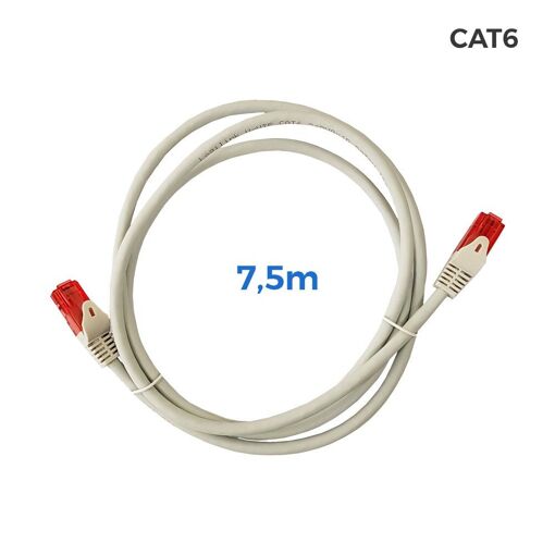EDM Cat 6 RJ45 LSH Network Cable, 7.5m