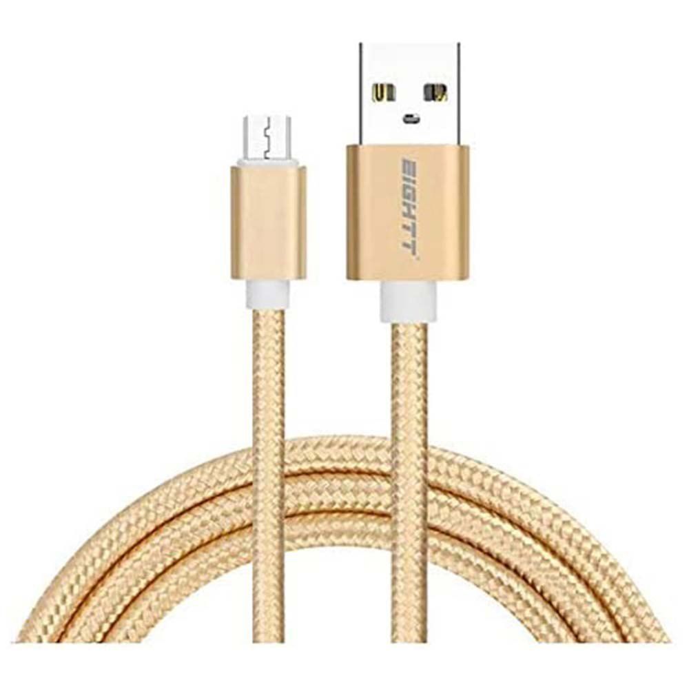 Eightt Micro USB 1m Tressé Cable