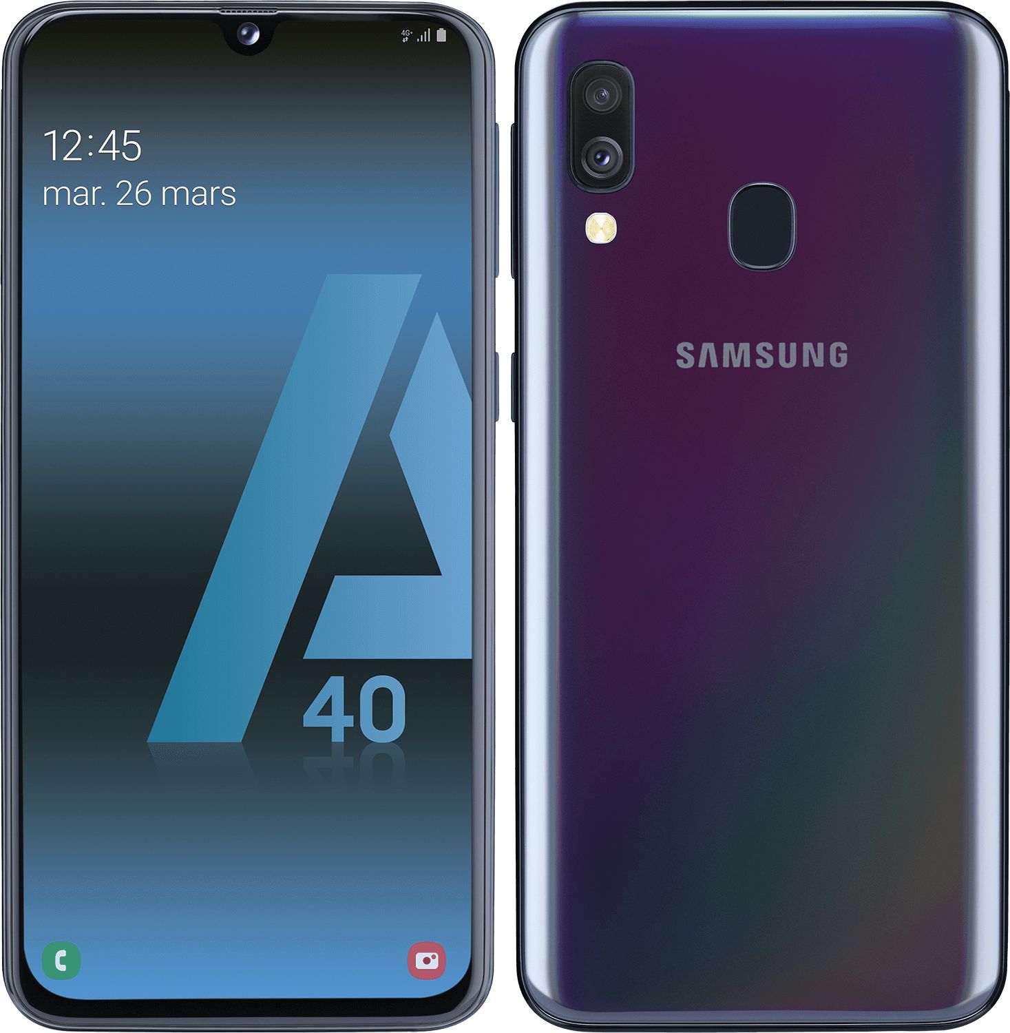 Samsung Galaxy A40 - 64 GB, Negro, Dual SIM