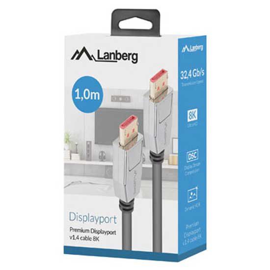 Lanberg DisplayPort 1.4 8K Cable, 1m