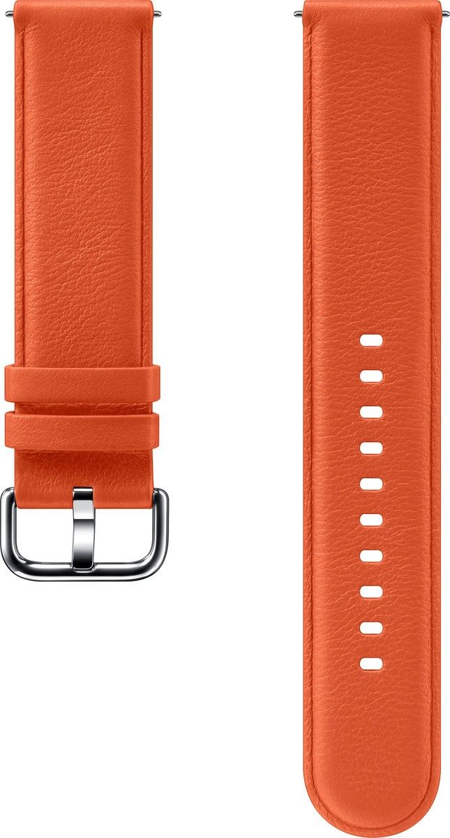 Reloj inteligente Samsung Galaxy Active 2 Pulseras de cuero naranja