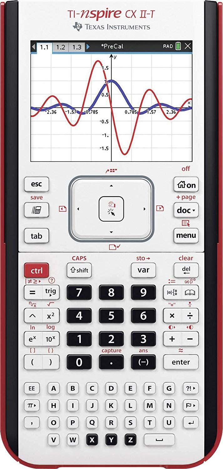 TI-Nspire CX II-T Graphing Calculator (DE/IT)
