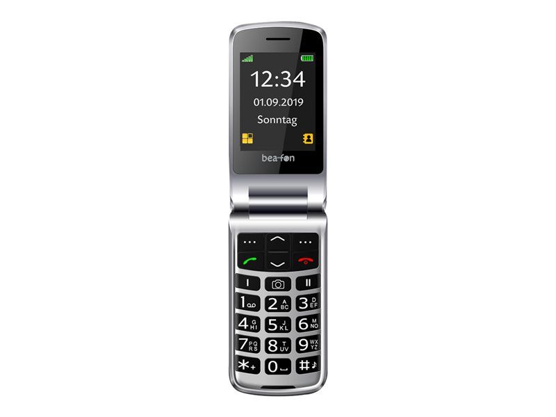Bea-fon Silver Line SL495 Smartphone - Black (64GB, 6.1inch)