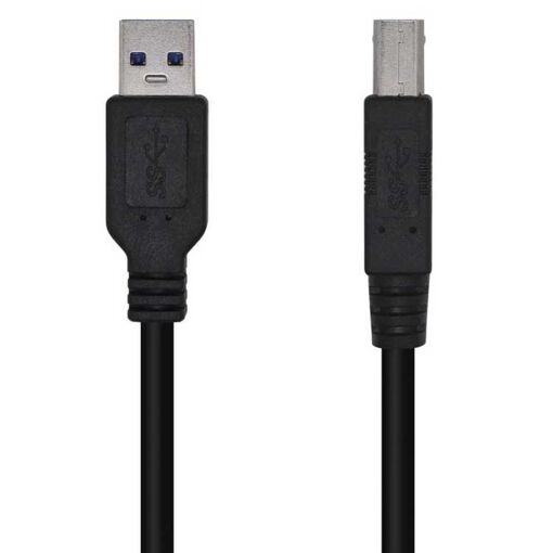 Cable AISENS USB A a USB B, 3.0, 3 m (A105 0445)