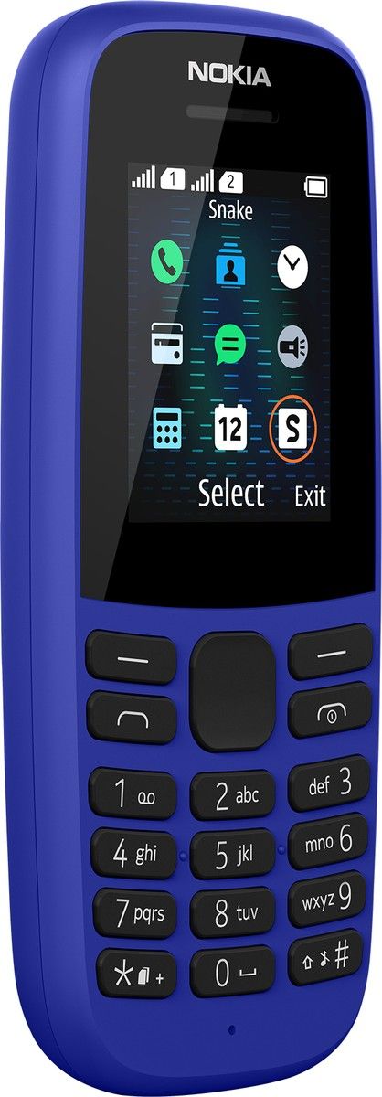 Nokia 105 Dual-SIM (2019) Blue