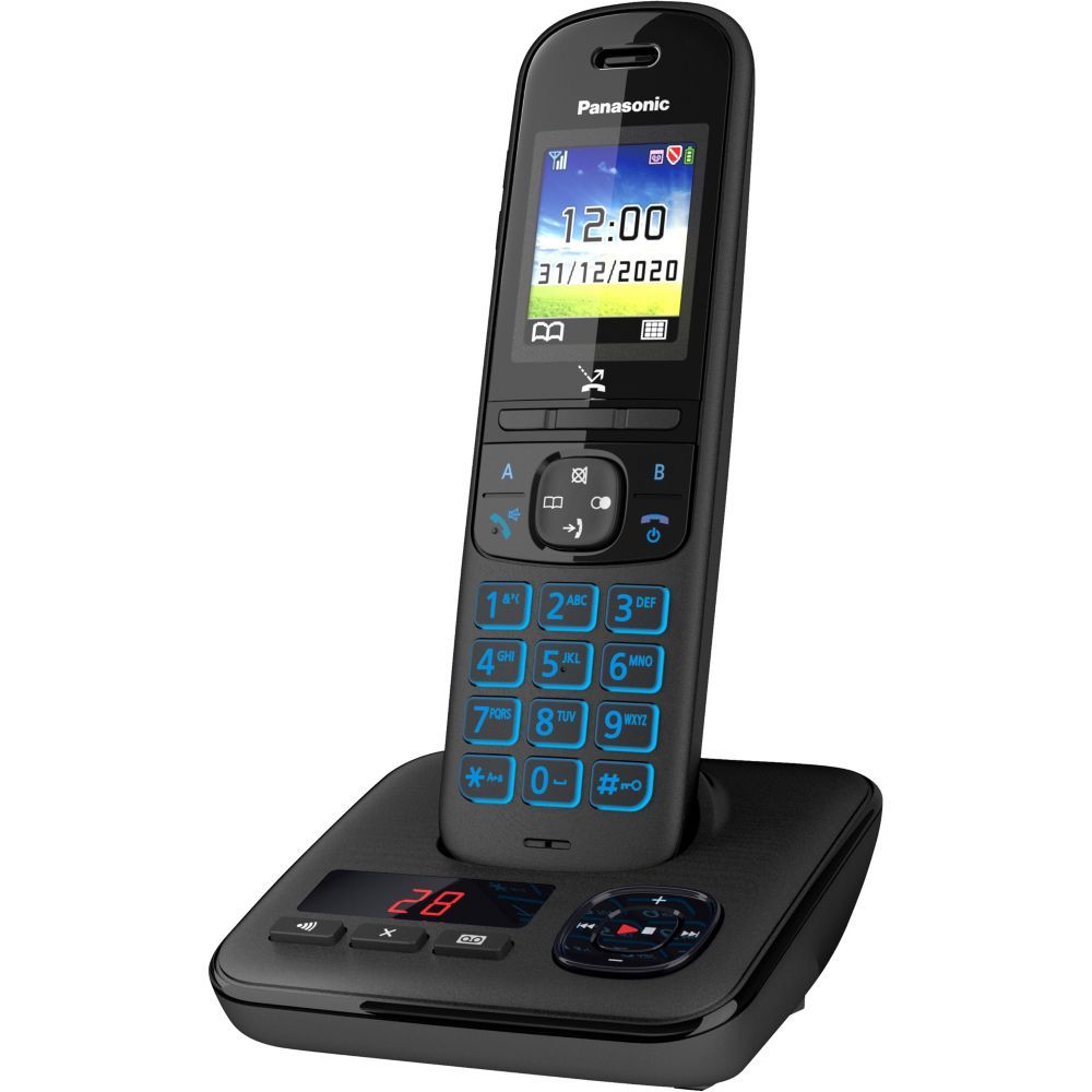 Panasonic KX-TGH720 Cordless Phone with Caller ID and Conference Call Function