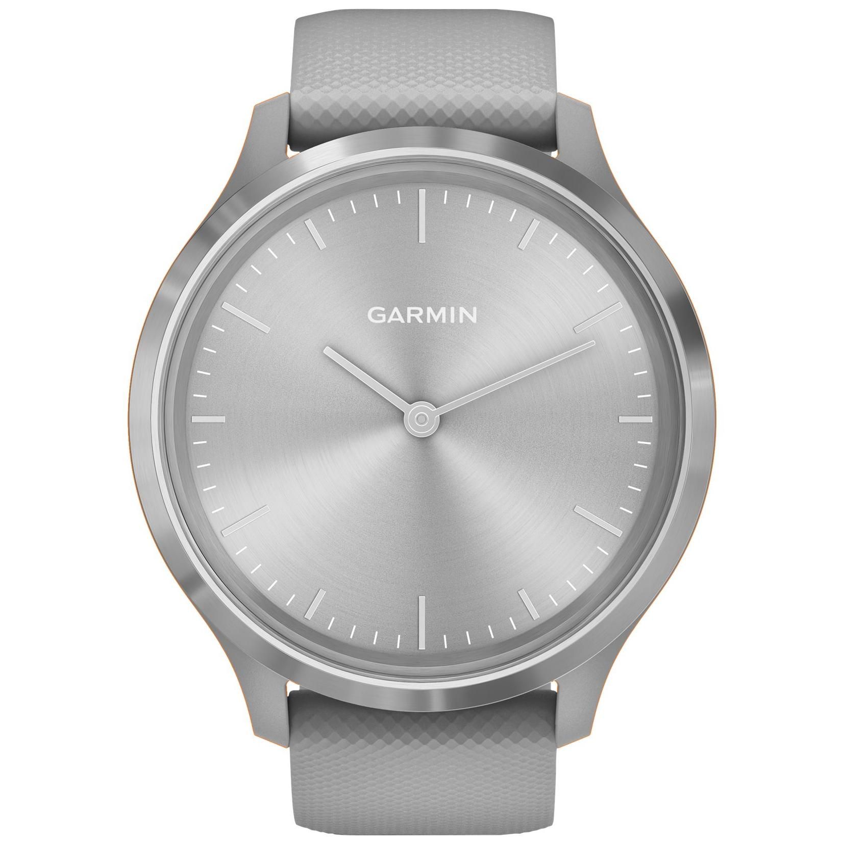 Garmin vívomove 3 - 44mm - Powder Grey - Smartwatch with Silicone Strap