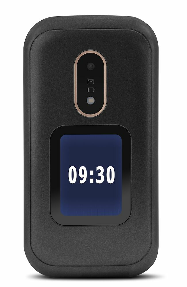 Doro 6060 Flip Phone, 124g, Black
