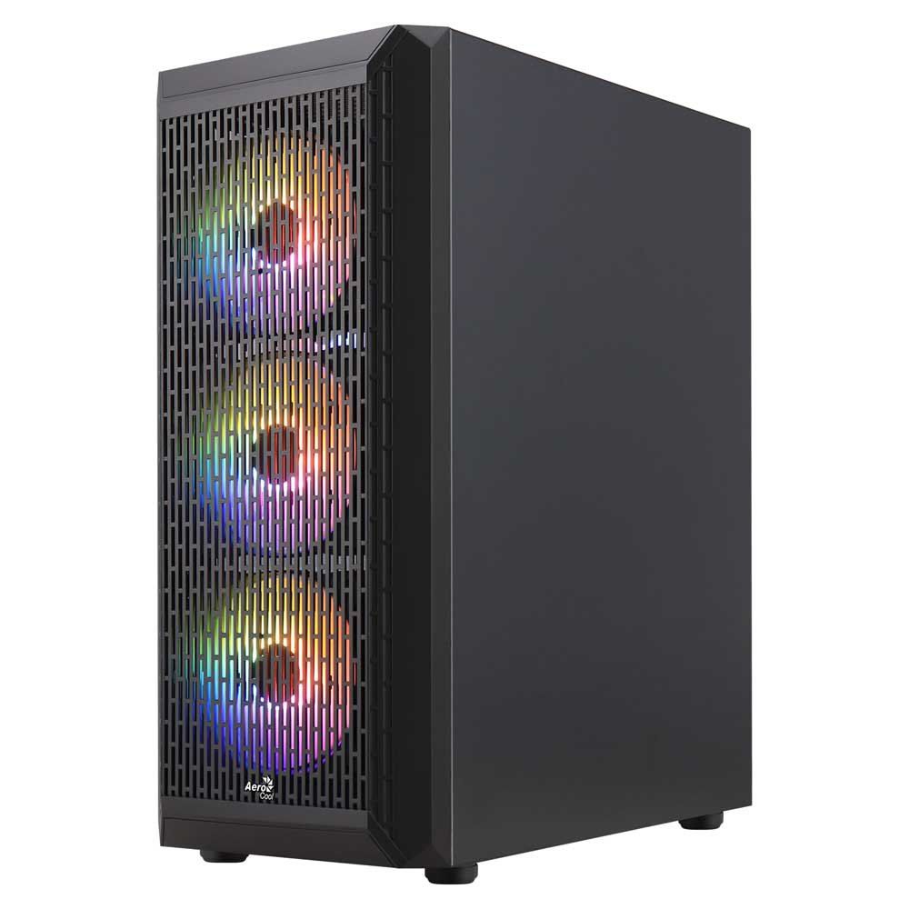 AeroCool Beam v2 RGB ATX Mid-Tower Case - Black