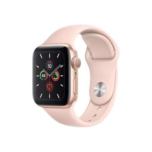 Apple Watch Series 5 (GPS) - 40mm Aluminum Case with Rose Sable Sport Band