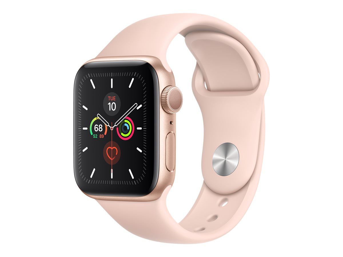 Apple Watch Series 5 (GPS) - 40mm Aluminum Case with Rose Sable Sport Band