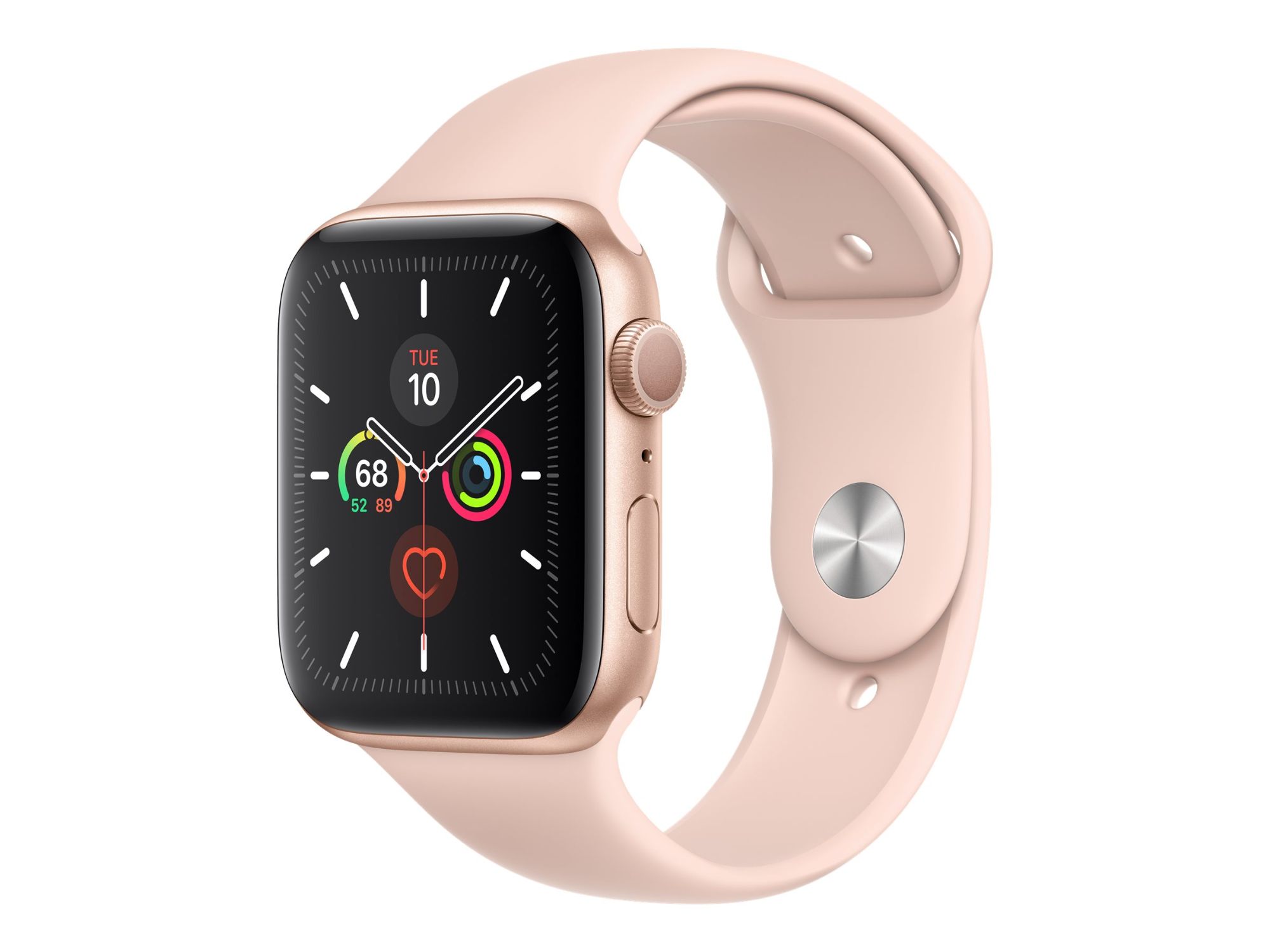 Apple Watch Series 5 (GPS) - 44mm Aluminium Gold Case with Rose Sand Sport Band (S/M/L)