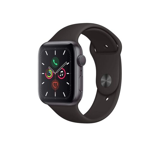 Apple Watch Series 5 (GPS) - 44mm Grey Aluminium Case with Black Sport Band