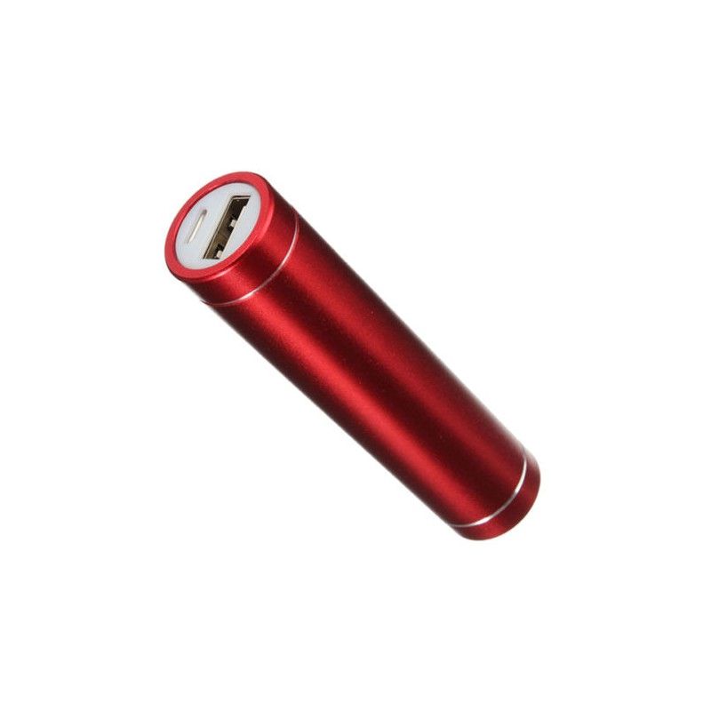 Universal 2600mAh Power Bank Charger for iPhone 11 Pro - Red