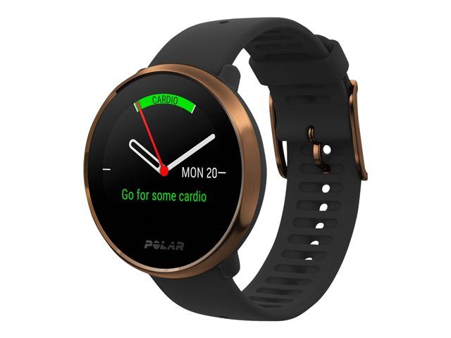 Polar Ignite Smartwatch - Copper - Black TPU Strap - Medium/Large - Bluetooth 35g