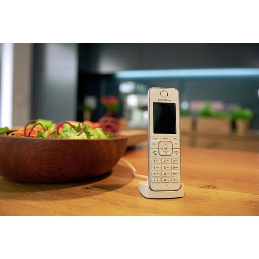 FRITZ!Fon C6 - Wireless VoIP Phone - with Internet Radio - ECO DECTGAP - Triple Call Capacity (Conference) - SIP