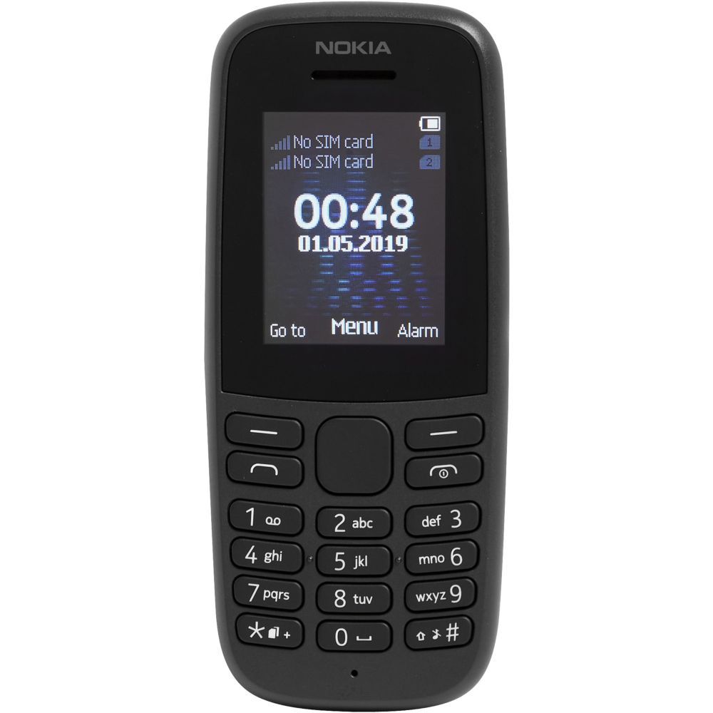 Nokia 105 Dual-SIM (2019) Black