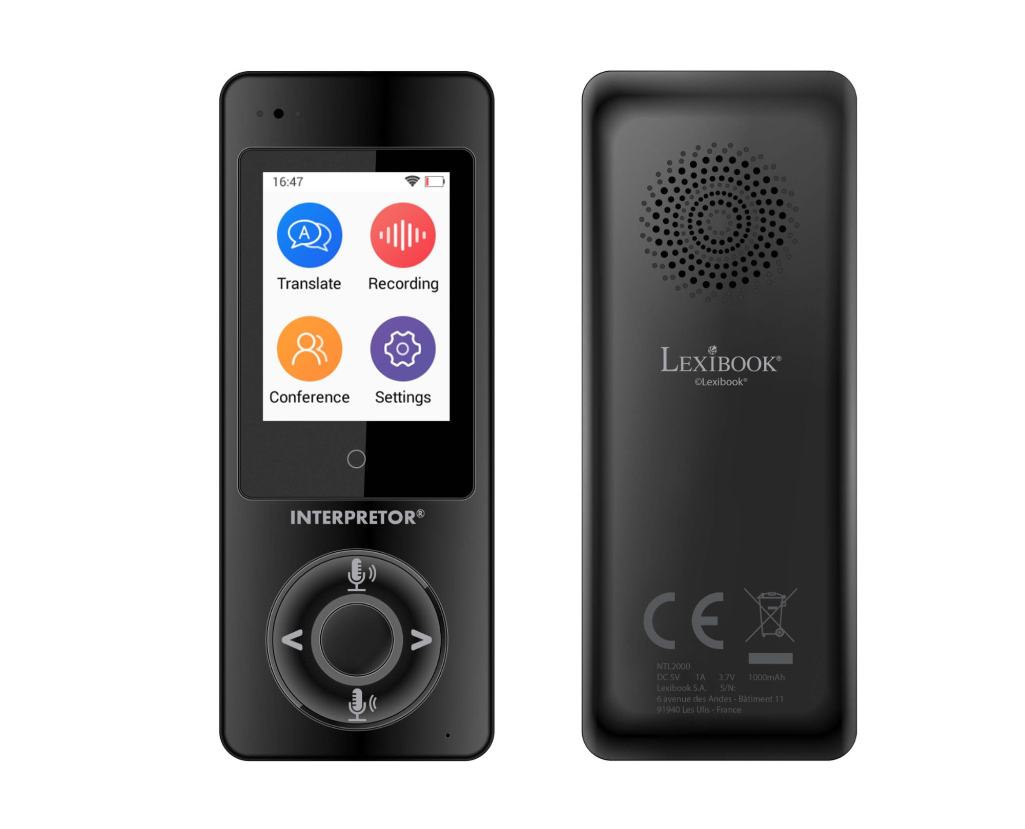 Lexibook AI Vocal Translator - 45 Languages