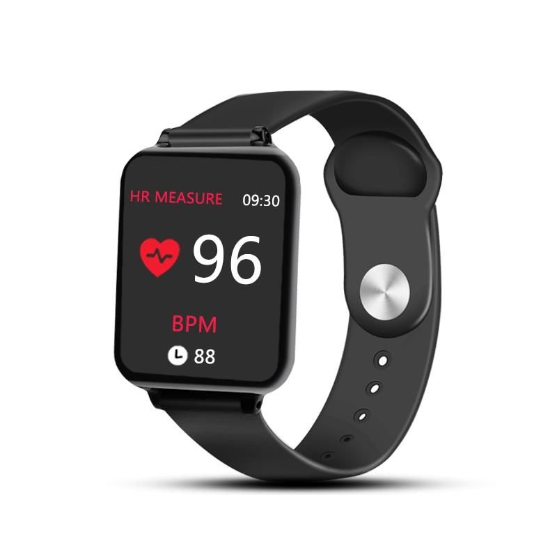 Smart Waterproof Sports Watch for iPhone, Heart Rate & Blood Pressure Monitor