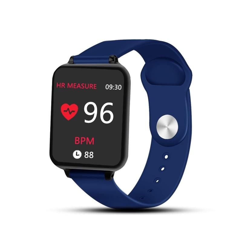 Smart Waterproof Sport Watch with Heart Rate & Blood Pressure Monitor for iPhone Android