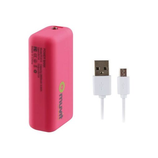 Muvit Power Bank - 2600mAh - 1A USB - Micro-USB Cable