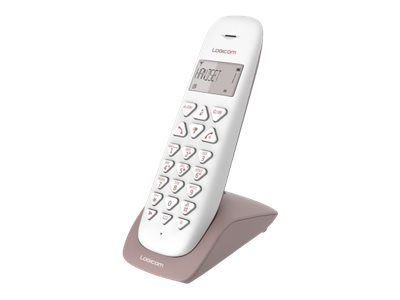 Logicom VEGA 155T - Cordless Phone with Caller ID - DECT - Taupe