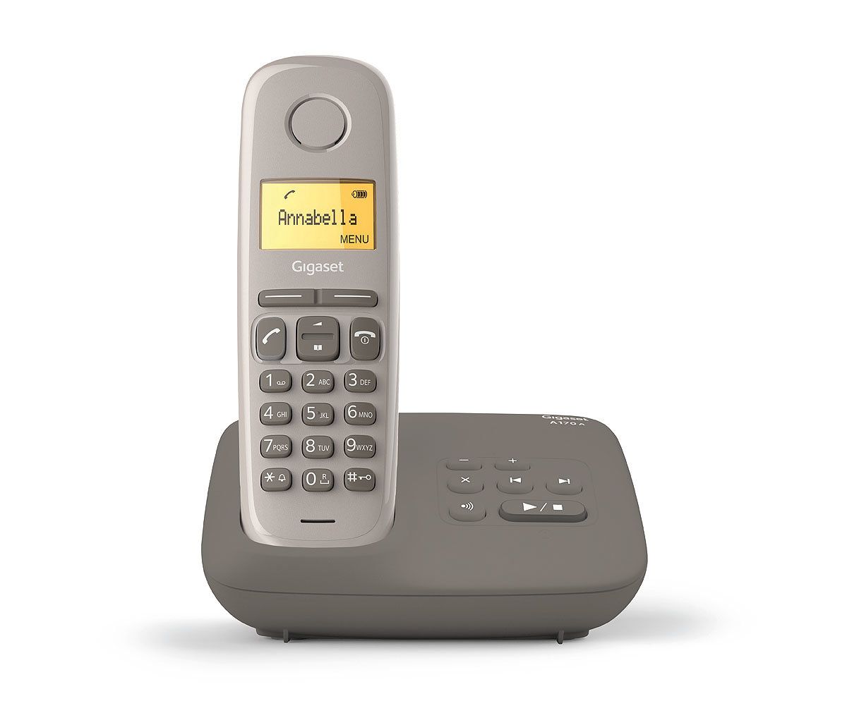 Gigaset AL170A Umbra - Wireless Fixed Phone with Answering Machine - 1 Handset
