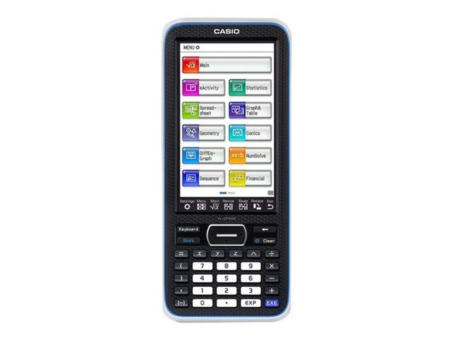 Casio ClassPad II fx-CP400 - Graphical Calculator - USB - Battery