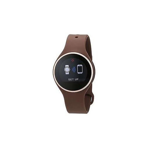 MyKronoz ZeCircle2 - Seguimiento de actividad con correa - Marrón - Tamaño de banda 142-195 mm - Pantalla de 0.96'' - Bluetooth - 21 g