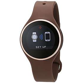 MyKronoz ZeCircle2 Activity Tracker - Strap - Brown - Band Size 142-195mm - 0.96" Display - Bluetooth - 21g