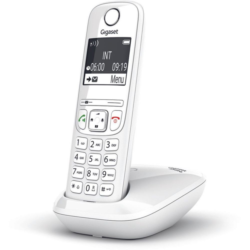 Gigaset AS690 - Wireless Phone with Caller ID - ECO DECTGAP - White