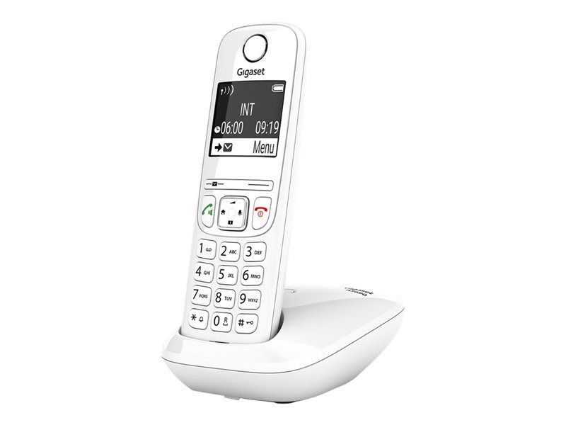 Gigaset AS690A - Wireless Phone - Answering Machine with Caller ID - ECO DECTGAP - White