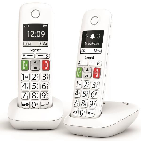 Gigaset E290 Duo Cordless Phone