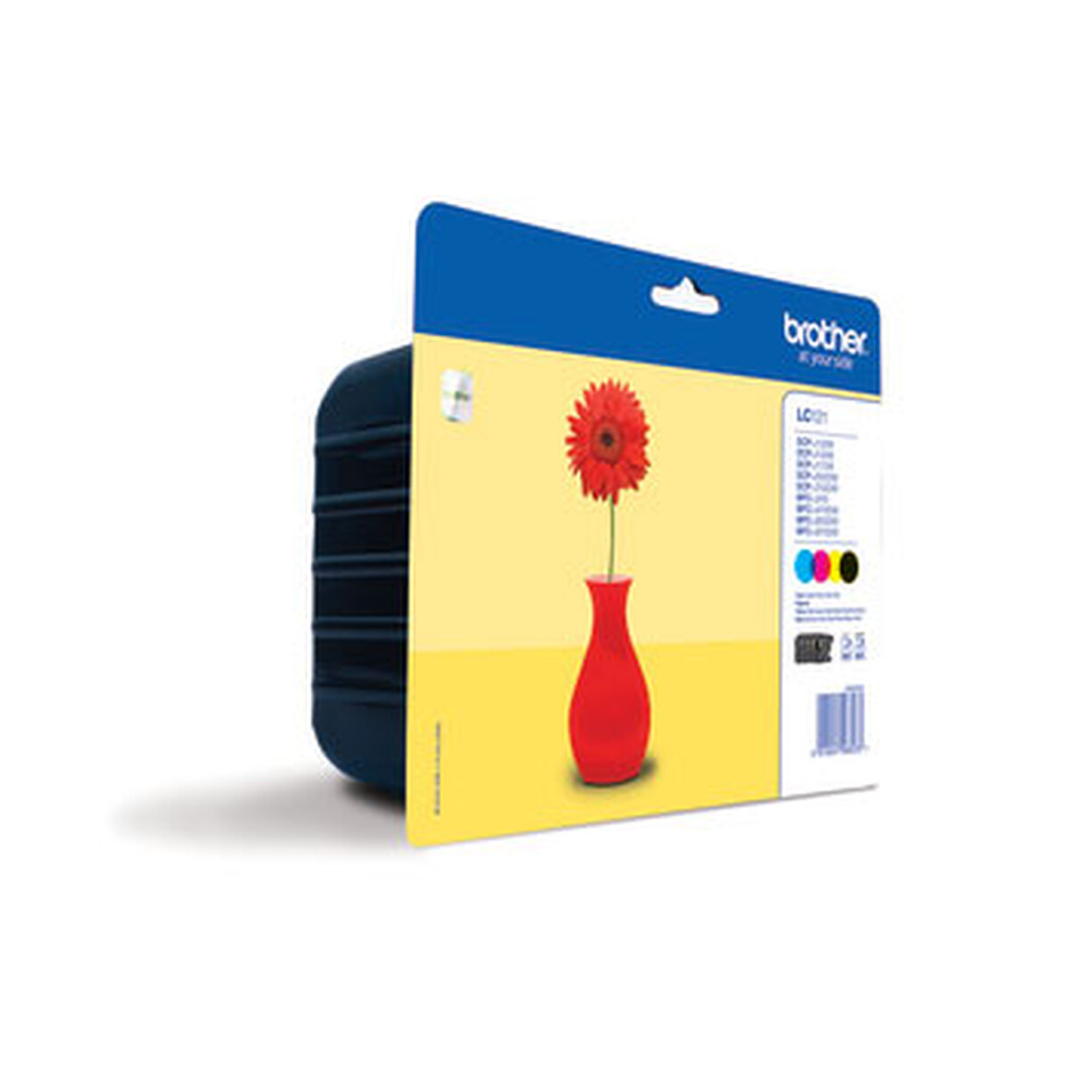 Brother Valuepack LC121 (Noir, Cyan, Magenta, Jaune)