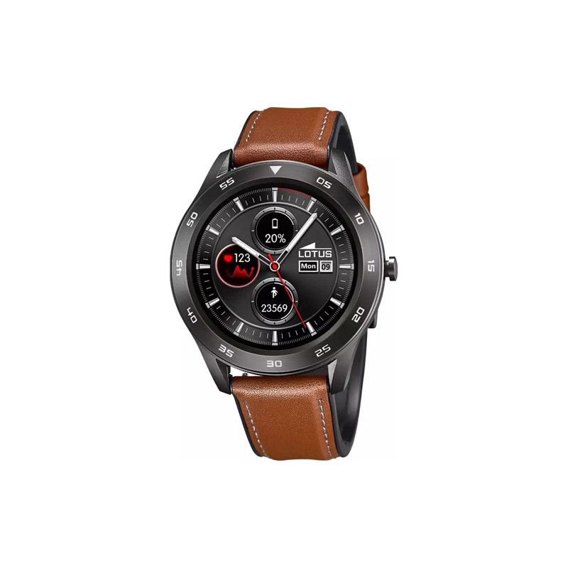 Lotus Smartwatch (Size: 40mm, Color: Black, Capacity: 50m Water Resistant)