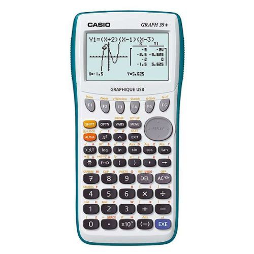 Casio Graph 35 + USB - Graphing Scientific Calculator - USB Port - White