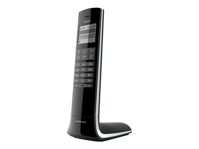 Logicom Luxia 150 Cordless Phone with Caller ID - Black
