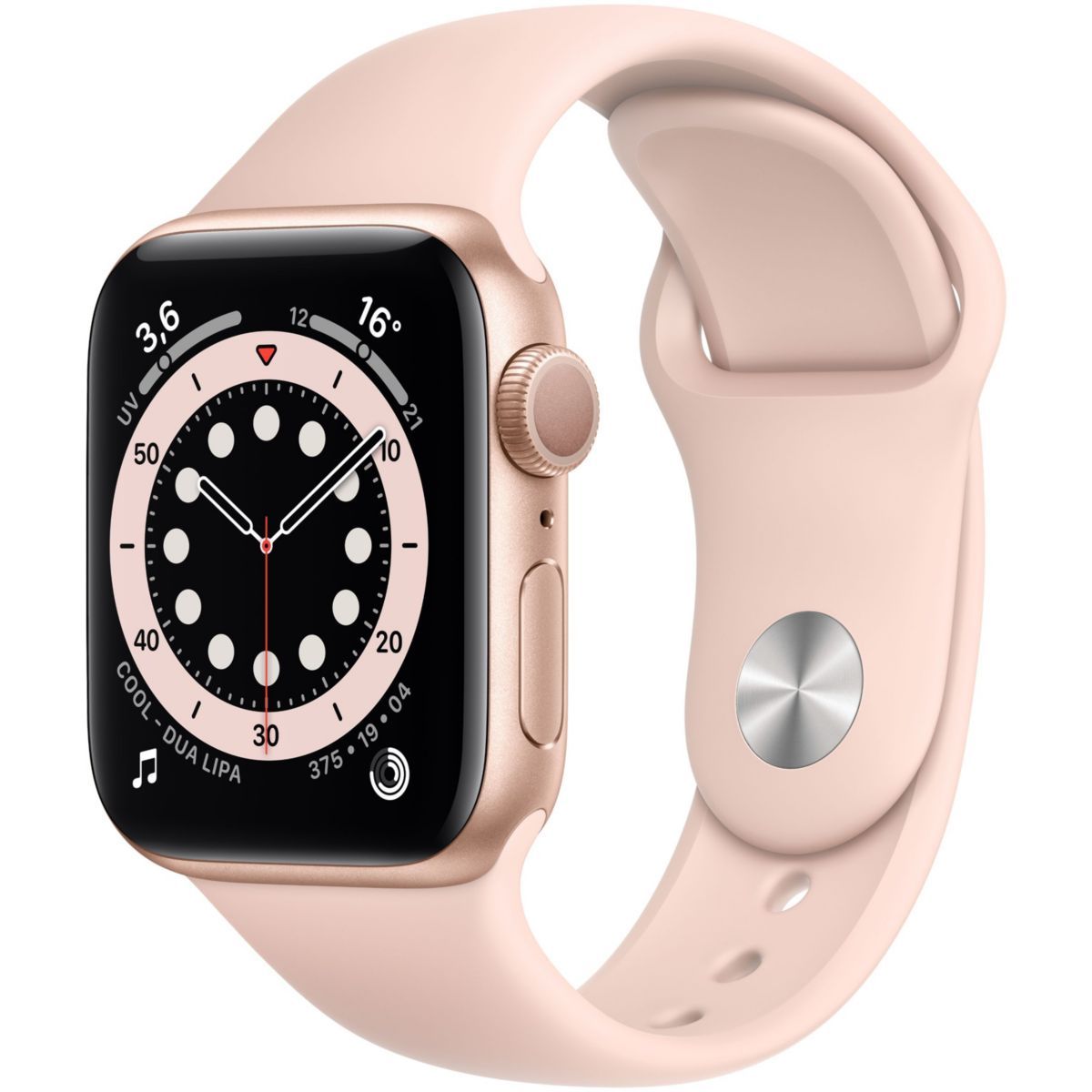 Apple Watch Series 6 (GPS) - Caja de 40 mm aluminio o banda deportiva rosa