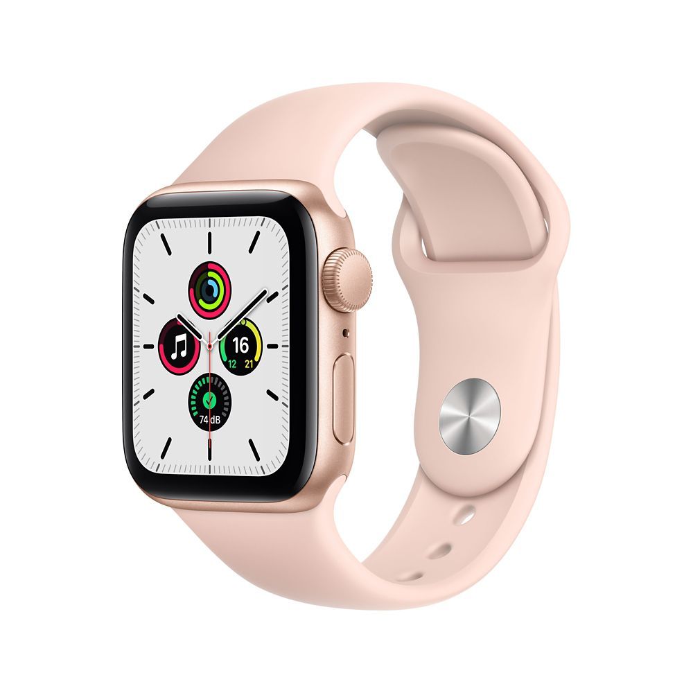 Apple Watch SE (GPS) - Boîtier 40 mm en aluminium ou bracelet sport rose sable